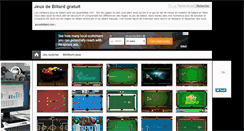 Desktop Screenshot of jeuxetbillard.com